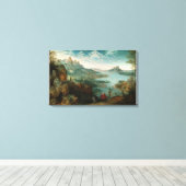 エジプトへの飛行を伴う風景 キャンバスプリント (インサイチュ (ウッドフロア))