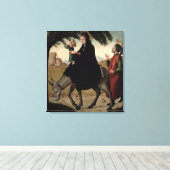 エジプトへの飛行2 キャンバスプリント (インサイチュ (ウッドフロア))