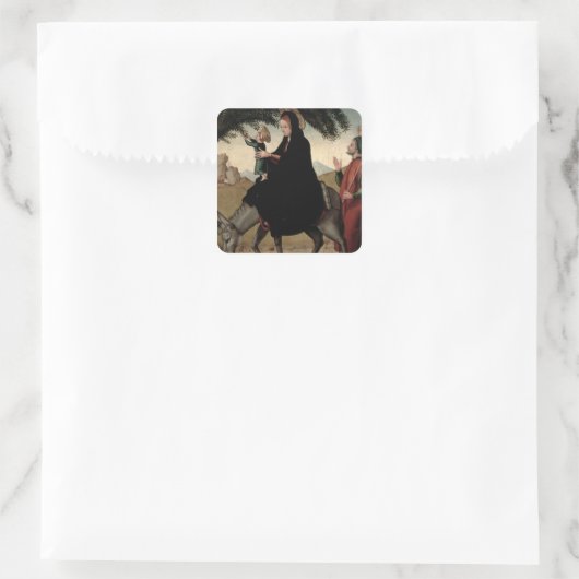 エジプトへの飛行2 スクエアシール (バッグ)