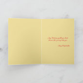 エジプトへの飛行 カード (内部)