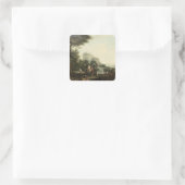 エジプトへの飛行 スクエアシール (バッグ)