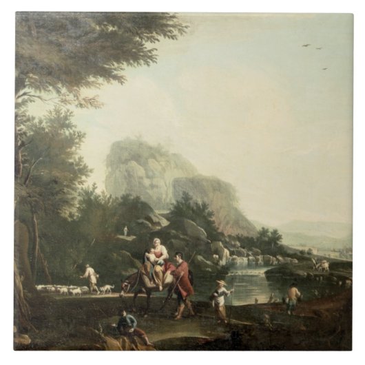 エジプトへの飛行 タイル (正面)