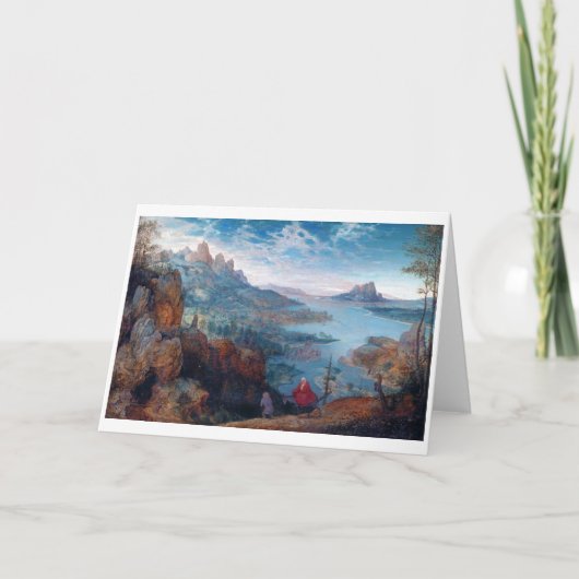 エジプトへの飛行、ピエテル・ブルーゲル カード (正面)