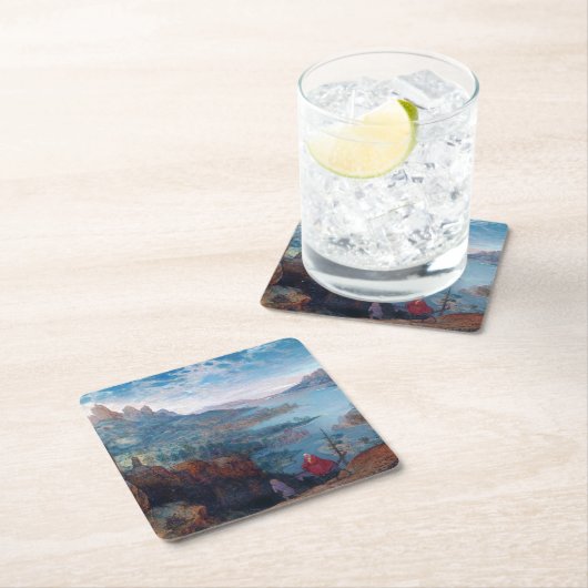 エジプトへの飛行、ピエテル・ブルーゲル スクエアペーパーコースター (インサイチュ)