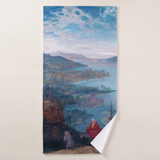 エジプトへの飛行、ピエテル・ブルーゲル バスタオル (バスタオル)