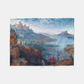 エジプトへの飛行、ピエテル・ブルーゲル フリースブランケット (正面(横))