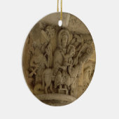 エジプトへの飛行、柱頭のレリーフ、浮き彫りからの セラミックオーナメント (右)