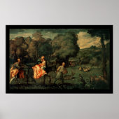 エジプトへの飛行, 1500年代 ポスター (正面)