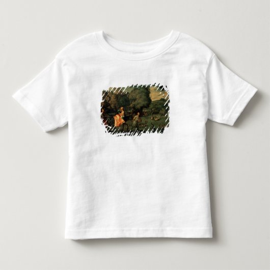 エジプトへの飛行、16世紀 トドラーTシャツ (正面)