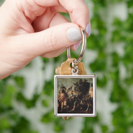 エジプトへの飛行、17世紀 キーホルダー (手)