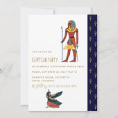 エジプトをテーマにしたパーティの招待状 招待状 (正面)