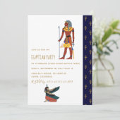 エジプトをテーマにしたパーティの招待状 招待状 (スタンド正面)