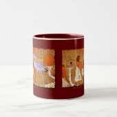 エジプトをテーマにした古代エジプトのアートマグ ツートーンマグカップ (中央)