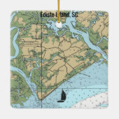 エジプトアイランドサウスカロライナ セラミックオーナメント (裏面)