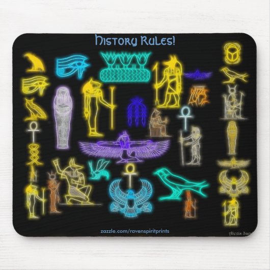 エジプトアンシアンツコレクション マウスパッド (正面)