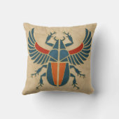 エジプトアールデコスカラブカブトムシ クッション (裏面)