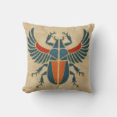 エジプトアールデコスカラブカブトムシ クッション (正面)