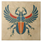 エジプトアールデコスカラブカブトムシ タイル (正面)