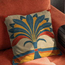 エジプトアールデコ縁ど クッション