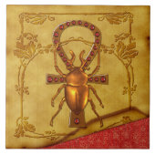 エジプトエレガンスオプティカルフォークアート タイル (正面)