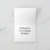 エジプトカラフルス鮮やかスカラブカブト誕生日 カード (内部)