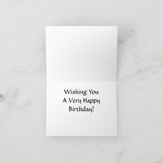 エジプトカラフルス鮮やかスカラブカブト誕生日 カード (内部)