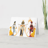 エジプトカードの花型女性歌手 カード (裏面)