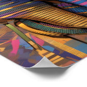 エジプトサイケデリックのキングアート ポスター (角)