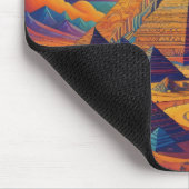 エジプトサイケデリックピラミッド造園芸術 マウスパッド (コーナー)