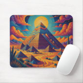 エジプトサイケデリックピラミッド造園芸術 マウスパッド (マウス)