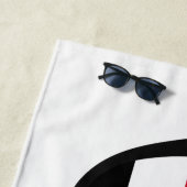 エジプトシェードカスタム文字ビーチタオル ビーチタオル (インサイチュ)