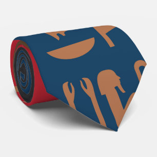 エジプトシンボルアールデコ構成#1 ネクタイ