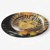 エジプトスタイルお祝い ペーパープレート (アングル)