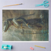 エジプトスタイルアリゲーターデコページ 薄葉紙 (クラフト)