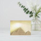 エジプトスタイルピラミッドサンライト名刺 名刺 (スタンド正面)