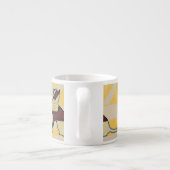 エジプトスタイル猫のモデル、陶磁器のカプチーノのコップ エスプレッソカップ (裏面)