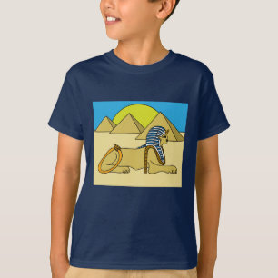 エジプトスフィンクスファラオピラミド Tシャツ