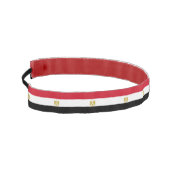 エジプトスリップまたは滑ること国旗を持つノーヘッドバンド アスレチックヘッドバンド (左)