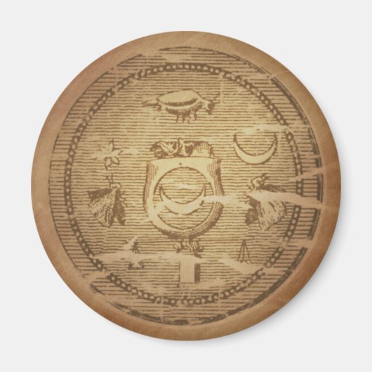 エジプトチャーム対消滅 マグネット (正面)