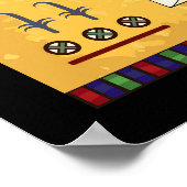 エジプトテーマグラフィックアートポスター ポスター (角)