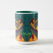 エジプトデザインコーヒーマグ マグカップ (中央)