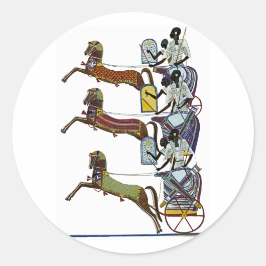 エジプトデザイン#2アットエムポリオモファ ラウンドシール (正面)