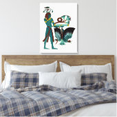 エジプトデザイン#5アットエムポリオモファ キャンバスプリント (インサイチュ (寝室))