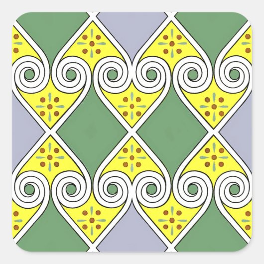 エジプトデザイン#9アットエムポリオモファ スクエアシール (正面)