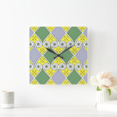 エジプトデザイン#9アットエンポリオモファ スクエア壁時計 (ホーム)