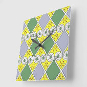 エジプトデザイン#9アットエンポリオモファ スクエア壁時計 (傾斜)