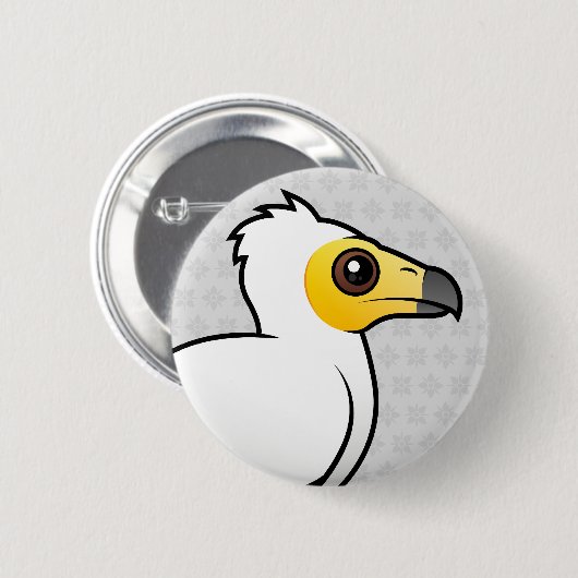 エジプトハゲワシ 缶バッジ (正面&裏面)