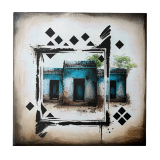 エジプトハッツバウハウススタイル タイル