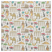 エジプトパターンの色の記号 ファブリック (見本)