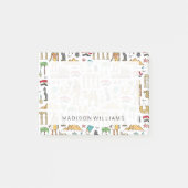 エジプトパターンの色の記号 ポストイット (正面)